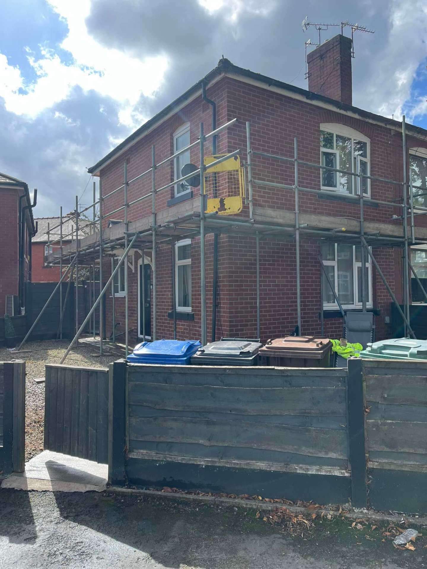 Semi-detached repointing project